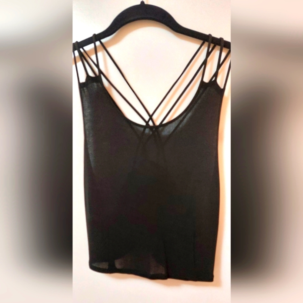 Sexy Strappy Jersey Cropped Top